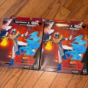 Hasbro Power Rangers Lightning Collection Blue and White Ranger set 2 new